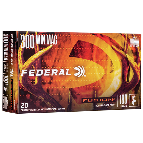 FED FUSION 300WIN 180GR  - Ammunition